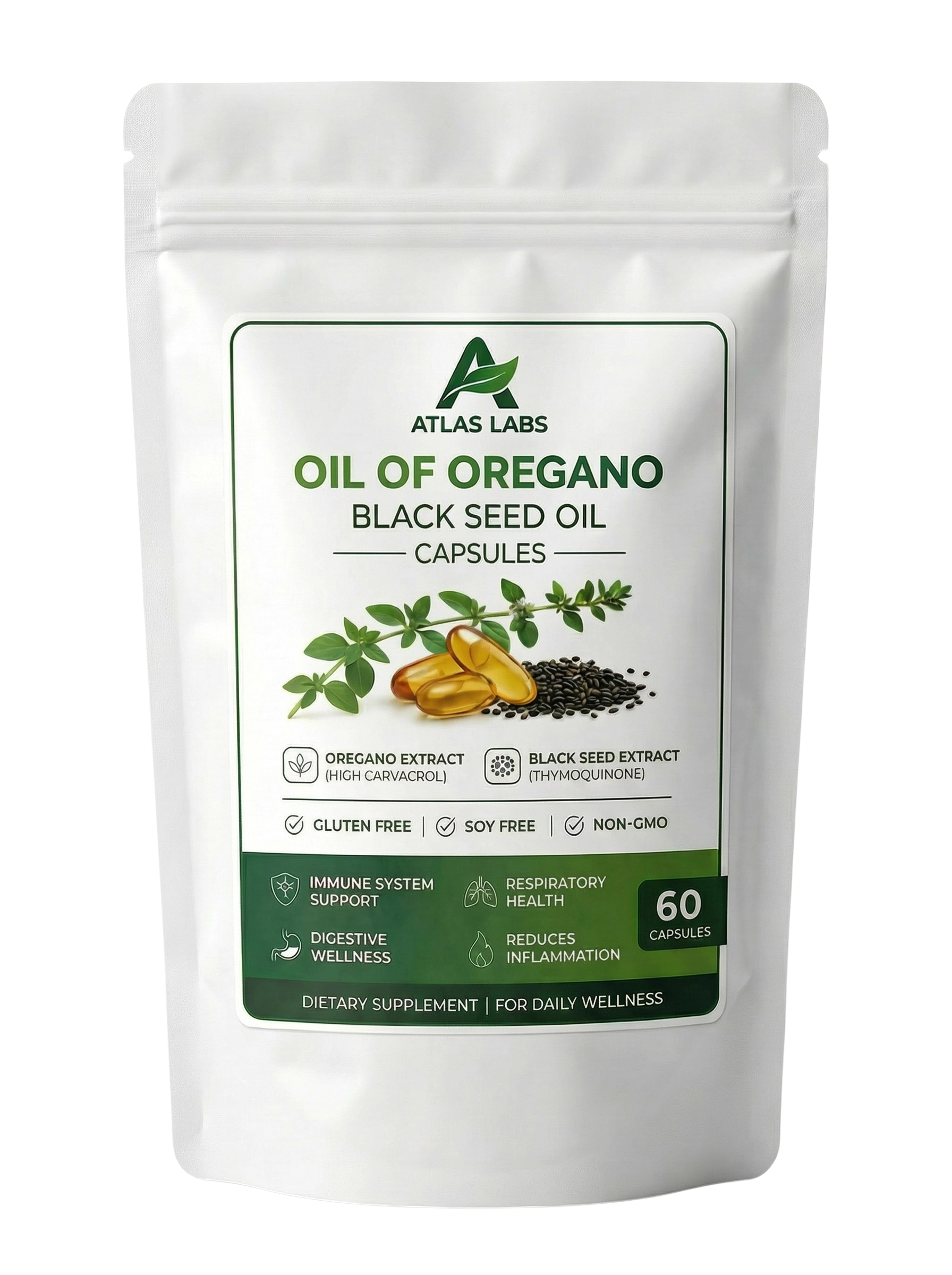 WILD OREGANO & BLACK SEED OIL SOFTGELS